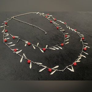 Layered Spiked + Beaded Necklace